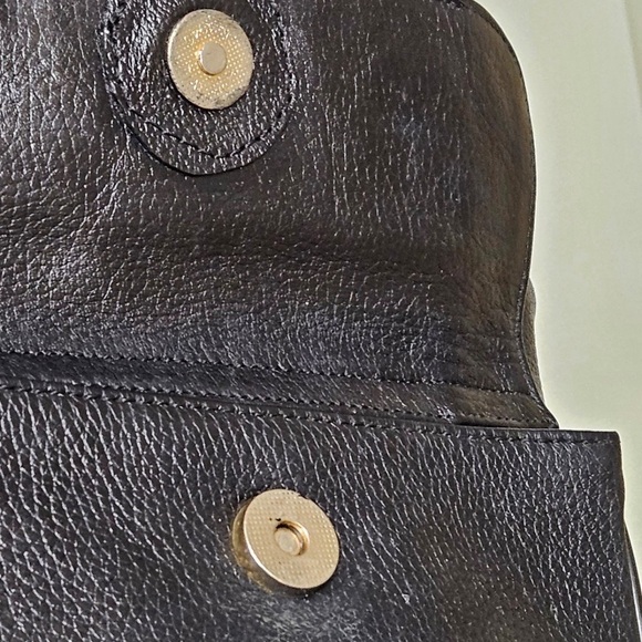 МСМ Backpack Black Leather With Charm Authentic - Picture 6 of 11